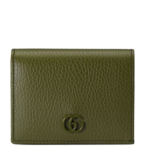 gucci marmont wallet green|gucci marmont wallet price.